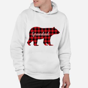 Grandad Bear Red Plaid Family Matching Christmas Pajama Gift Hoodie | Crazezy UK