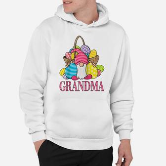 Grandma Gnome Easter - Grandma Gift Raglan Baseball Tee Hoodie | Crazezy CA