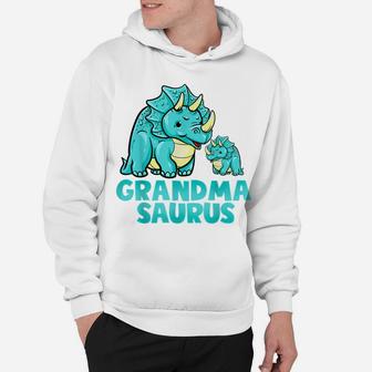 Grandma Saurus Dinosaur Funny Grandmasaurus For Nana Hoodie | Crazezy