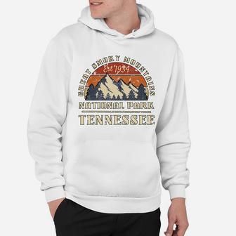 Great Smoky Mountains National Park Tennessee Mountain Retro Hoodie | Crazezy