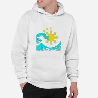 Great Wave Of The Philippines Filipino Heritage Hoodie | Crazezy