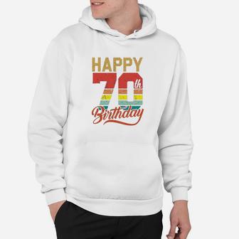 Happy 70Th Birthday Gift 70 Years Old Vintage Born In 1949 Hoodie | Crazezy