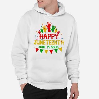 Happy Juneteenth Day Freedom Gift Hoodie | Crazezy