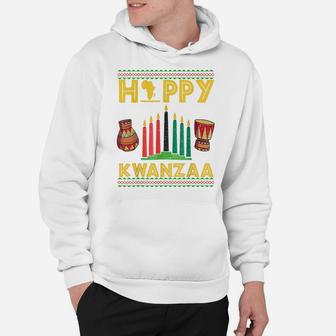 Happy Kwanzaa Funny Ugly Christmas Sweater Celebrate Kwanzaa Hoodie | Crazezy