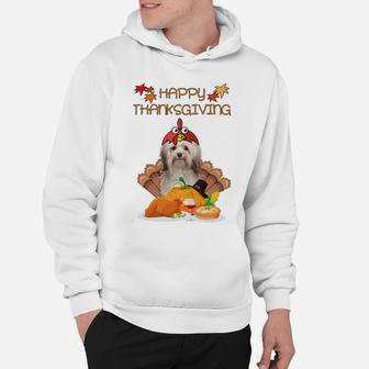 Happy Thanksgiving Day Havanese Gift Dog Funny Turkey Sweatshirt Hoodie | Crazezy UK