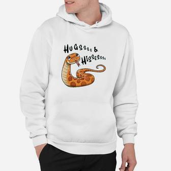 Hugs And Hisses Cute Snake For Valentines Day Hoodie | Crazezy DE