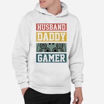 Husband Daddy Gamer Cool Gamer Christmas Gift Hoodie | Crazezy