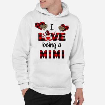I Love Being A Mimi Grandma Gnome Valentines Day Hoodie | Crazezy