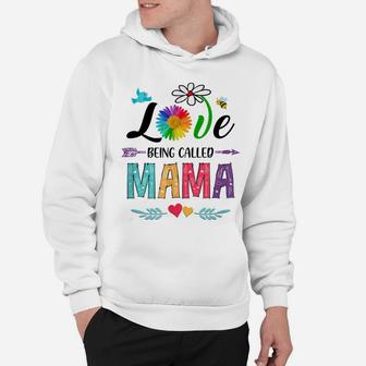 I Love Being Called Mama Daisy Flower Mothers Day Hoodie | Crazezy DE