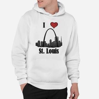 I Love St Louis Souvenir Hoodie - Thegiftio UK