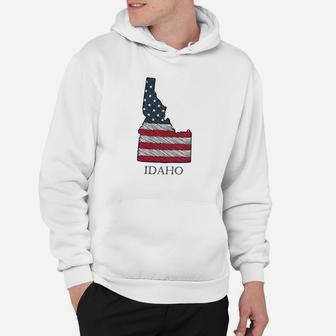 Idaho United States Flag Hoodie - Thegiftio