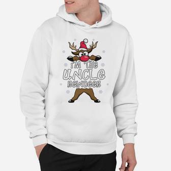 Im The Uncle Reindeer Cute Matching Family Christmas Pj Hoodie | Crazezy