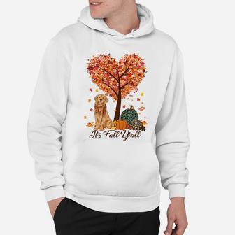 It's Fall Y'all Funny Golden Retriever -Autumn Dog Lover Sweatshirt Hoodie | Crazezy