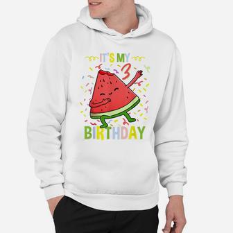 Its My 3Rd Birthday Watermelon Watermelon Lover Hoodie | Crazezy