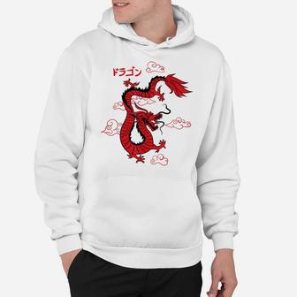 Japanese Red Dragon Martial Arts Festival Asia Hoodie | Crazezy