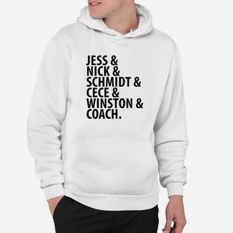 Jessica Day And Gang Hoodie | Crazezy