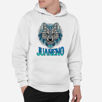 Juaneño Wolf Spirit Animal Native American Juaneño Heritage Hoodie | Crazezy