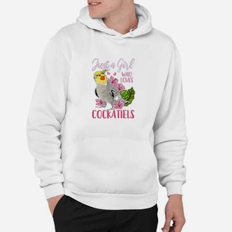 Just A Girl Who Loves Cockatiels Cute Hoodie | Crazezy AU