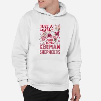 Just A Girl Who Loves German Hoodie - Thegiftio UK