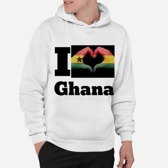 Kapuzen Ich Liebe Ghana Hoodie - Seseable