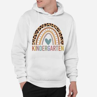 Kindergarten Rainbow Girls Boys Teacher Team Kinder Squad Hoodie | Crazezy UK