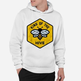 King Of Hive Honey Bees Flower Pollinator Insect Bees Hoodie | Crazezy CA