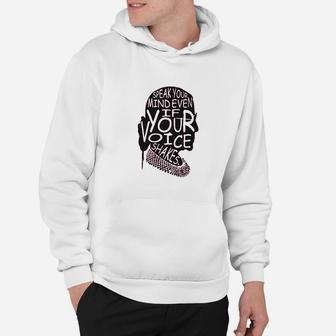 Kropsis Speak Your Mind Even If Your Voice Shakes Hoodie | Crazezy AU