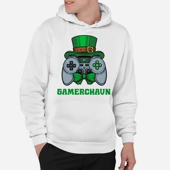 Leprechaun Gamer St Patricks Day Shirt Boys Controller Lucky Hoodie | Crazezy CA