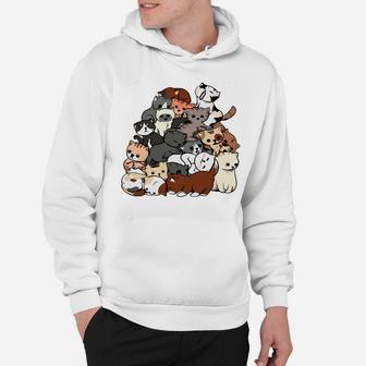 Life Goal Pet All The Cats Funny Cat Lover Cute Kitten Mom Hoodie | Crazezy AU