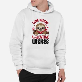 Love Kisses Valentine Day T Gift For Valentine Day Happy Valentines Day Hoodie - Seseable
