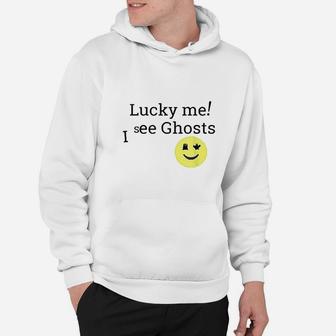 Lucky Me I See Ghosts Hoodie | Crazezy