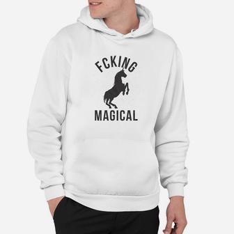 Magical Funny Unicorn Vintage Hoodie | Crazezy
