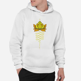 Mandala Unalome Lotus Tree Boho Flower Awareness Meditation Hoodie | Crazezy