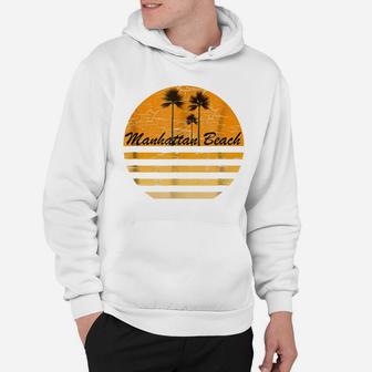 Manhattan Beach, Ca Vintage 70S Throwback Surf Tee Hoodie | Crazezy CA