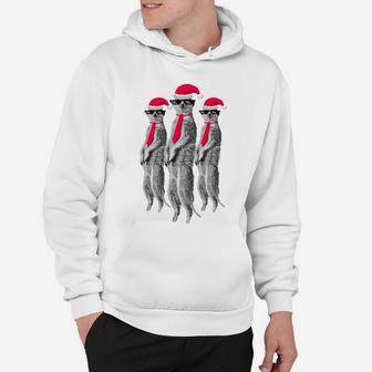 Meerkat Xmas Crew Cool Christmas Agents Clique Fun Sweatshirt Hoodie | Crazezy DE