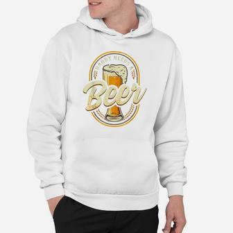 Men Father Vintage Daddy Needs A Beer Lover Funny Drinking Hoodie | Crazezy CA