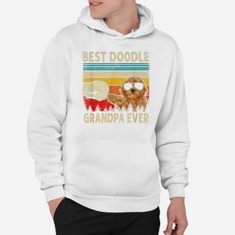 Mens Best Doodle Grandpa Ever Goldendoodle Dog Dad Father's Day Hoodie | Crazezy DE