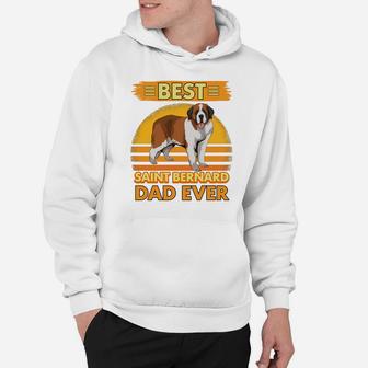 Mens Boys Best Saint Bernard Dad Ever Dog Owner St Bernards Hoodie | Crazezy