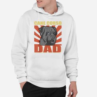 Mens Cane Corso Dad | Dog Owner Cane Corso Hoodie | Crazezy