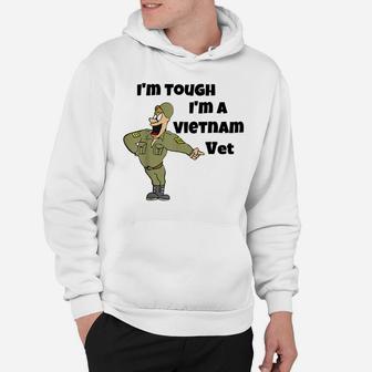 Mens Vietnam Veteran Gift Veterans Day Memorial Day Hoodie | Crazezy