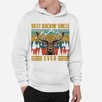 Mens Vintage Best Buckin' Uncle Ever Costume Deer Hunting Hoodie | Crazezy CA