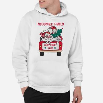 Merry Catmas Christmas Truck Cat Lovers Mcdonald Family Hoodie | Crazezy