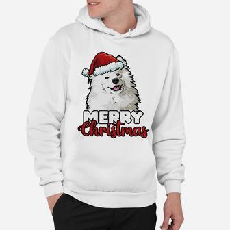 Merry Christmas Samoyed Dog Lover Gift Sweatshirt Hoodie | Crazezy CA