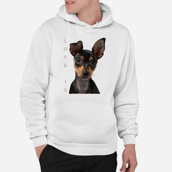 Miniature Pinscher Shirt Dog Mom Dad Tshirt Love Puppy Pet Sweatshirt Hoodie | Crazezy DE