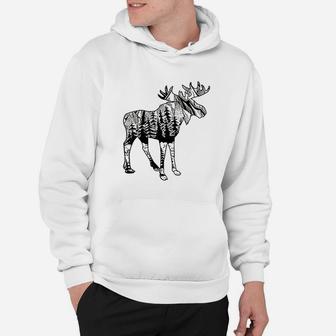 Moose Sighting Forest Hoodie | Crazezy AU
