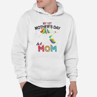My 1St Mothers Day As A Mom Hoodie | Crazezy AU