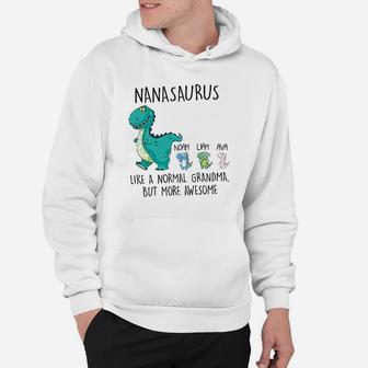 Nanasaurus Like A Normal Grandma But More Awesome Hoodie - Thegiftio UK