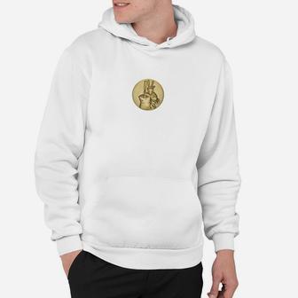 Netsuke Of Rabbit Stirring Elixir Ivory Japanese Art Hoodie - Thegiftio