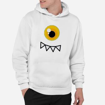 One Eyed Monster Monster Eyes Yellow Eyes Hoodie | Crazezy