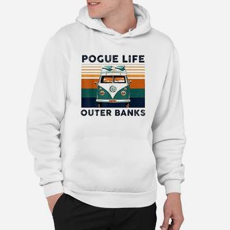 Pogue Life Outer Banks Retro Vintage Hoodie | Crazezy